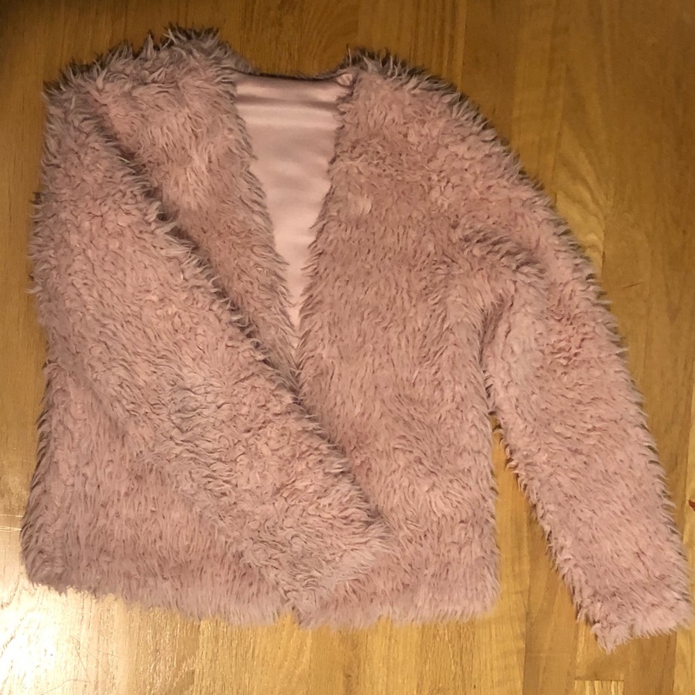 Pink Fluffy Jacket - Picture 2 of 3